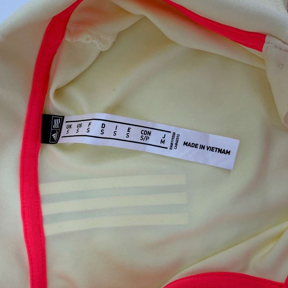 Adidas Climalite Sleeveless Golf Polo Sunflared‎ Yellow Collared Women's Small - Picture 6 of 11